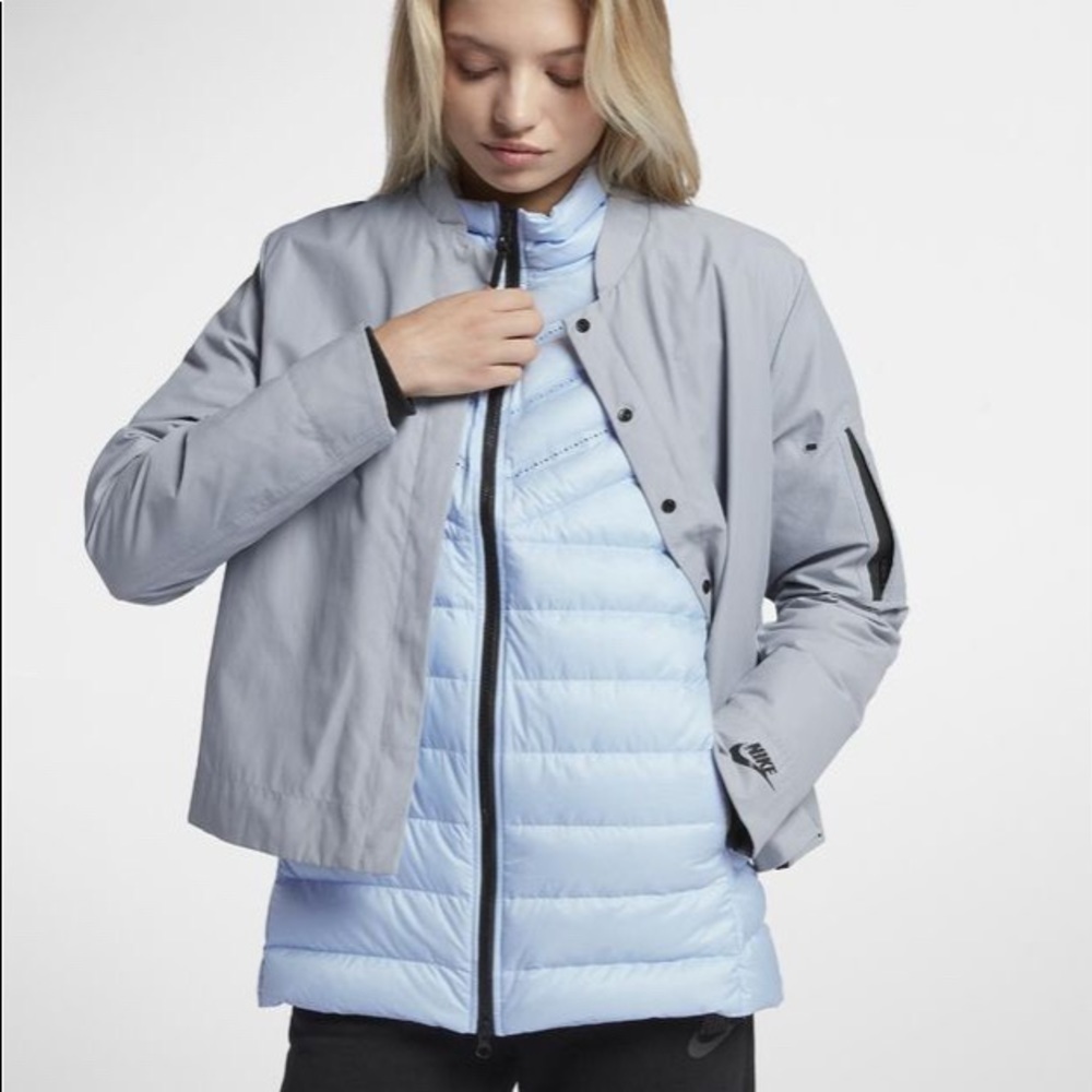 NWT Nike Waterproof Detachable Down Insulate 3-in-1 Winter Coat Jacket Blue XL​​